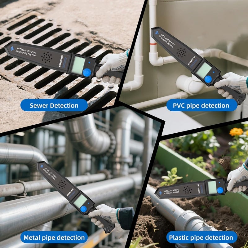 Borsstyne Pipe Locators Precision Blockage Detector for Water pipes underground pipes PVC pipes metal pipes Wall pipes - Image 4